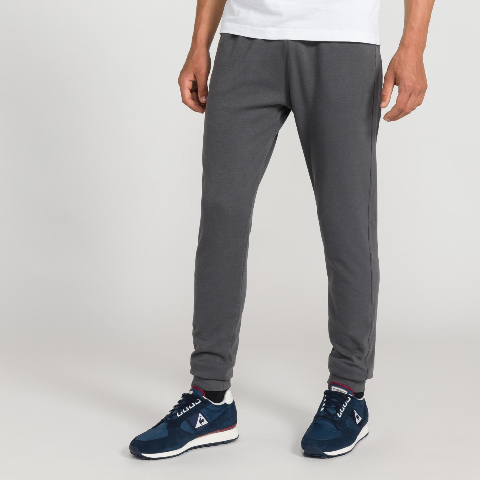 Pants – Le Coq Sportif Essentiels Pant Regular Grey