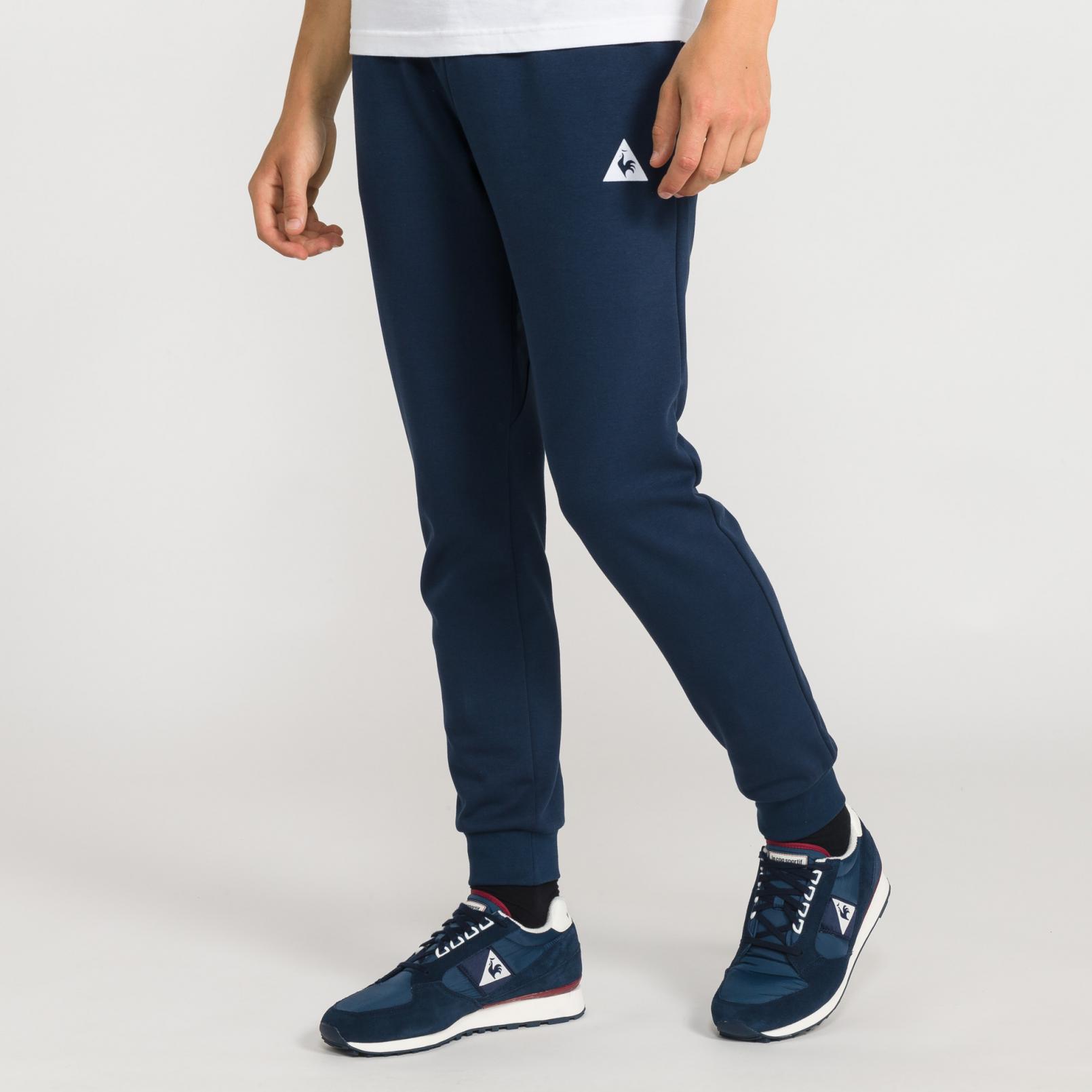 Pants – Le Coq Sportif Essentiels Pant Tapered Blue