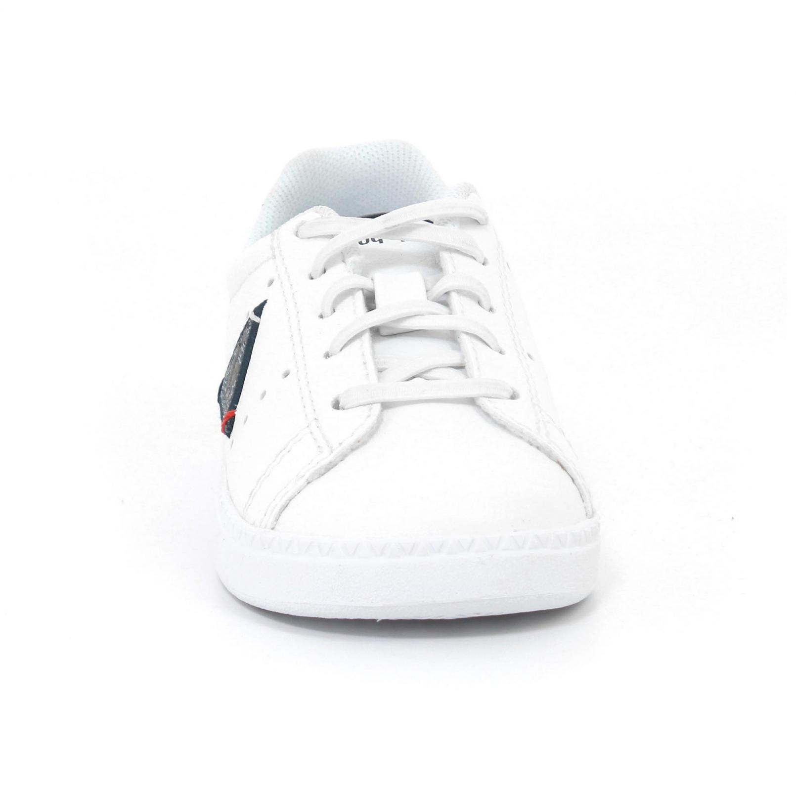 Shoes – Le Coq Sportif Courtone Inf S Lea/2 Tones White/Blue