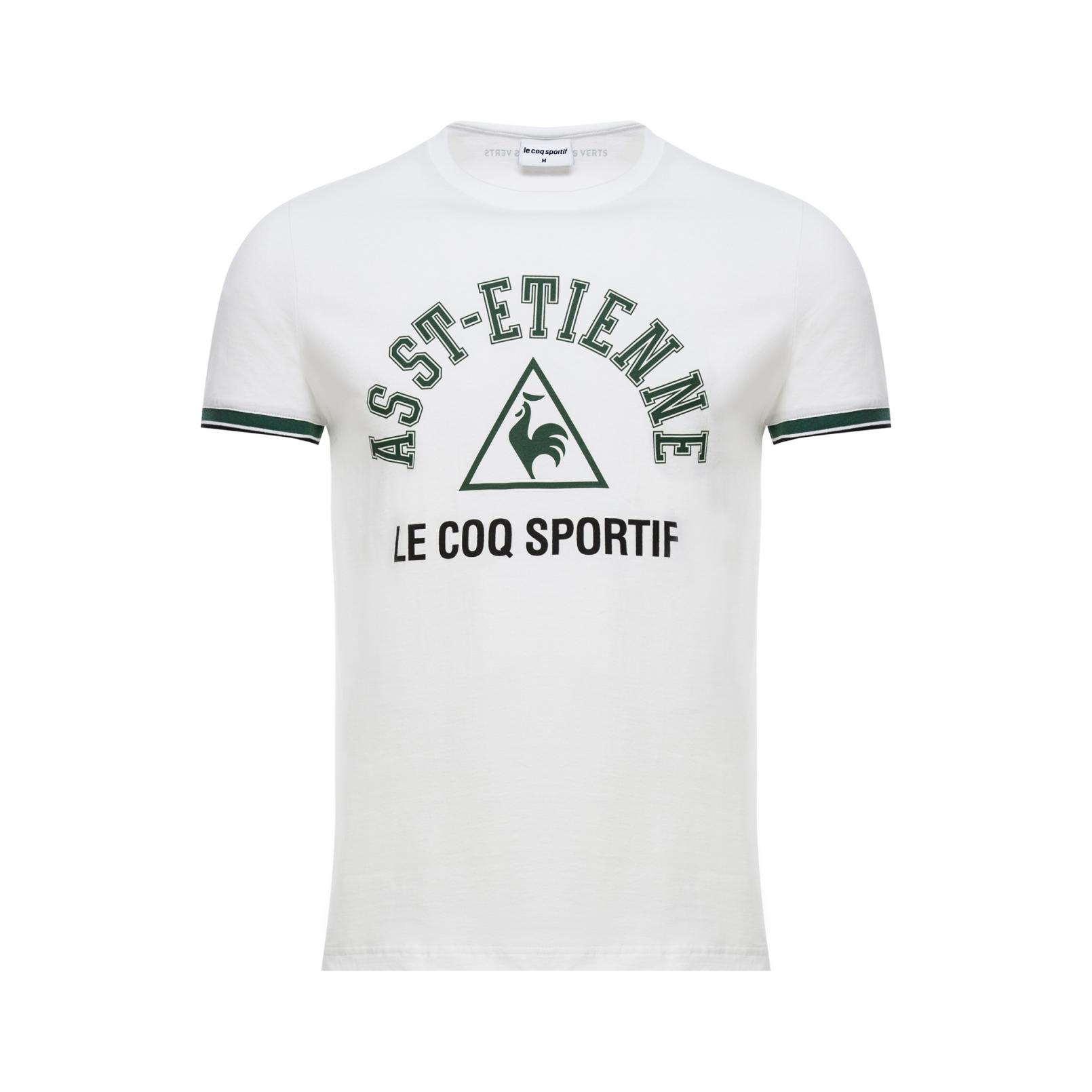 T-shirts – Le Coq Sportif ASSE Fanwear T-shirt White