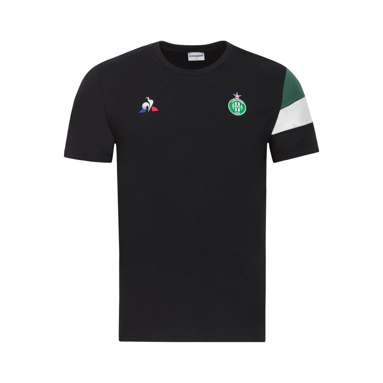 T-shirts – Le Coq Sportif ASSE Fanwear T-shirt Black