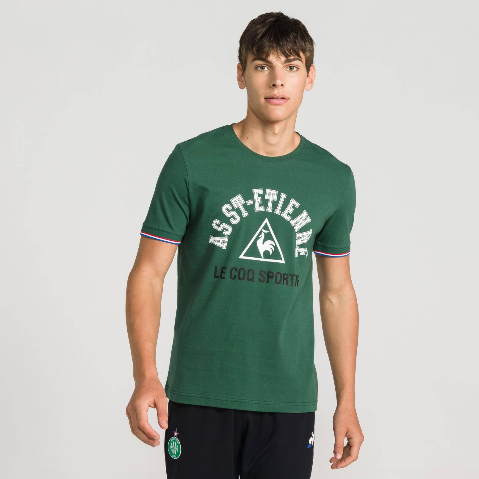 T-shirts – Le Coq Sportif ASSE Fanwear T-shirt Green