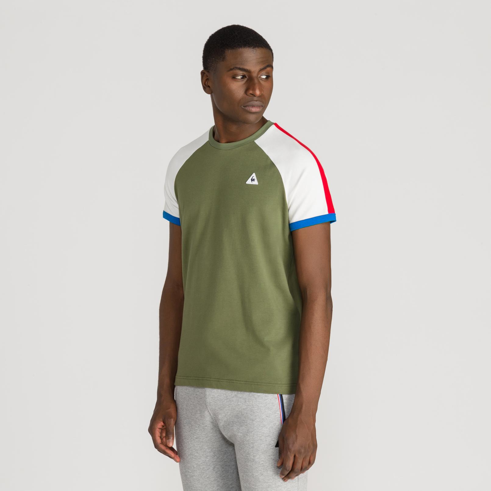 T-shirts – Le Coq Sportif Tricolore T-shirt Green